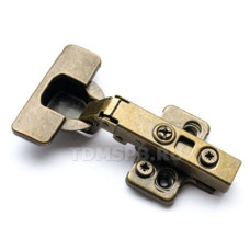 Петля накладная 110*clip-on БРОНЗАс довод/,СD35/110А2/2PC/BA,с отв. планкой,TDM