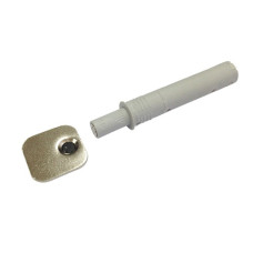 Механизм PUSH TO OPEN MAGNET, под запрессовку, длинный ход, серый
