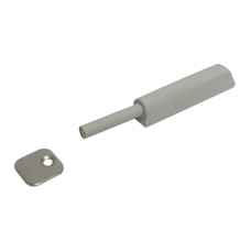 Механизм PUSH TO OPEN MAGNET, под прикручивание, длинный ход, серый