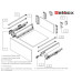 SETE Система выдвижного ящика SETBOX, 1 к-т рейлингов H-160, L-500, серый DS-160500-G