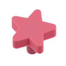 GTV Ручка мебельная UM-STAR звезда, розовый