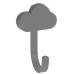 GTV Крючок WM-CLOUD облако, серый