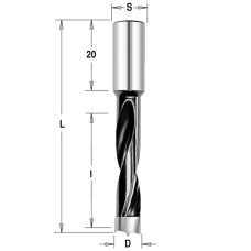 Сверло глухое Delta-Tools 5*10*57mm R (правое)