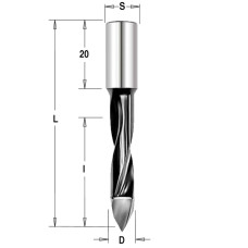 Сверло сквозное Delta-Tools 10*10*70mm R (правое)
