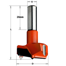 Сверло чашечное Delta-Tools 35*10*70mm L (левое)