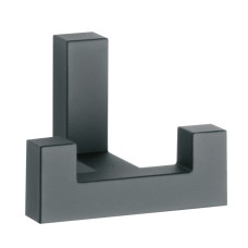 SETE Крючок 2-х рожковый K-6085L, черный