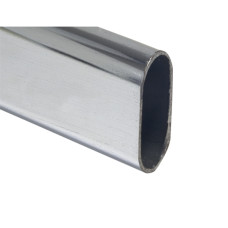 Труба овальная 30*15 L-3000 (хром)
