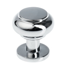 SETE Ручка 185 хром кнопка ZnAl, RM-18501-01