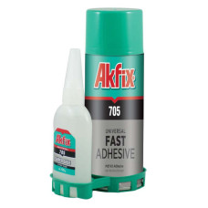 Клей двухкомпонентный AKFIX 705 (65гр/200мл)
