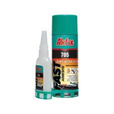 Клей двухкомпонентный AKFIX 705 (125гр/400мл)