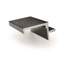 GOLA LED Профиль-ручка д/верхней базы, под подсветку, черный крац, 16мм L=5400