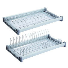 Посудосушитель EVA Light Side, 800мм, 2 рамки, 2 поддона, нерж.сталь